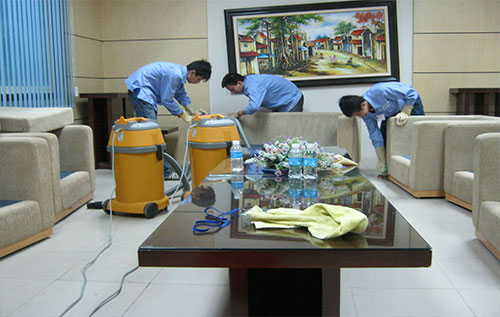 các bước dọn vệ sinh văn phòng