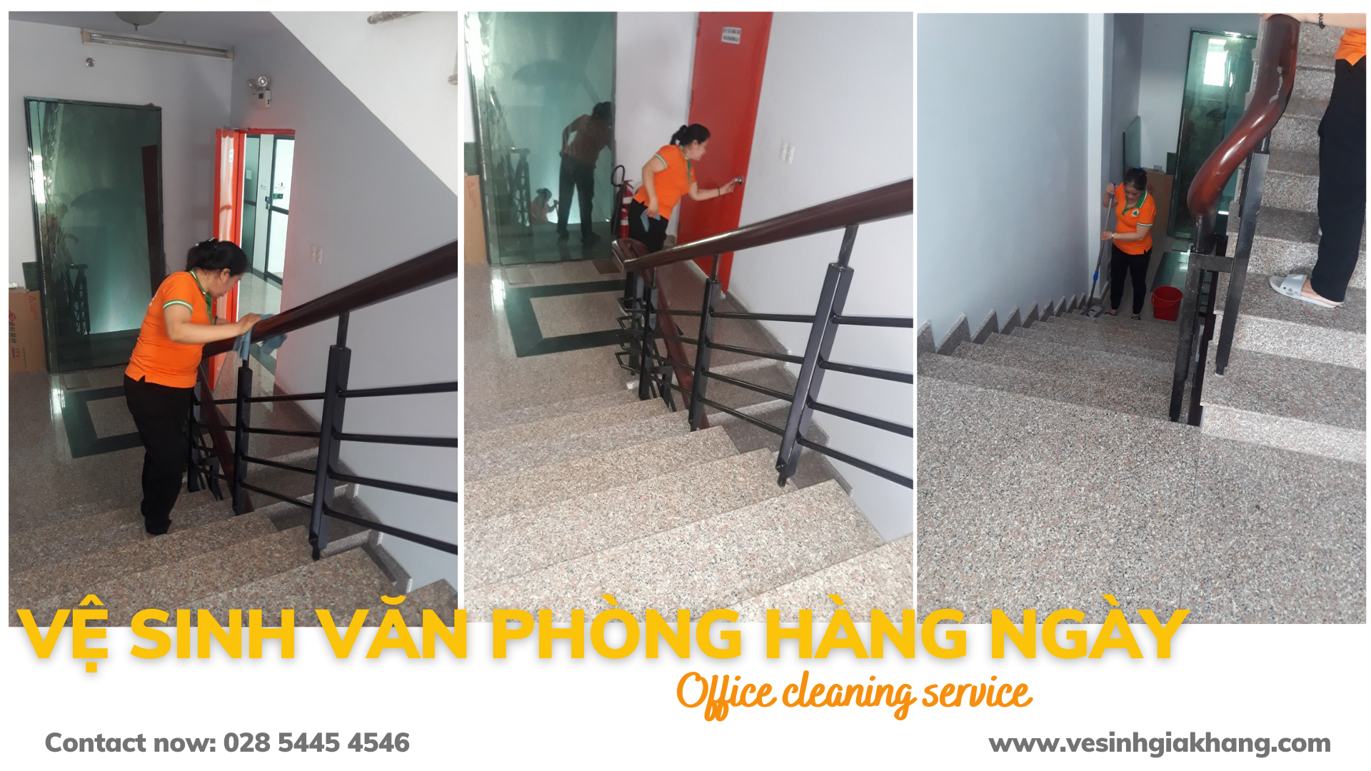 Gia Khang cung cấp dịch vụ vệ sinh văn phòng tại Tp.HCM