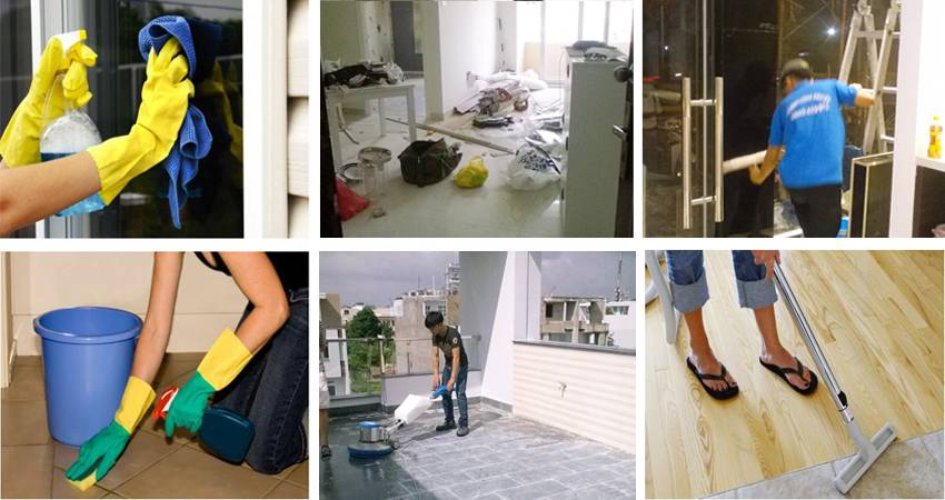 Quy trình sử dụng dịch vụ vệ sinh nhà mới xây Gia Khang