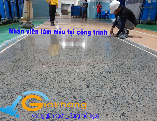 Giới thiệu dịch vụ đánh bóng sàn bê tông của công ty Gia Khang